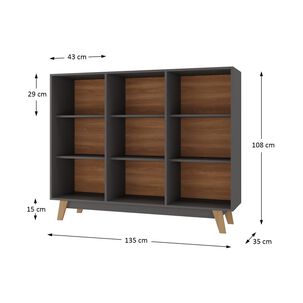 Librero Di Poretti Design Dina