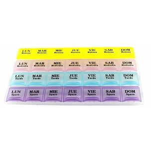Pastillero Semanal En Espa&ntilde;ol 21.5 Cm X 12 Cm