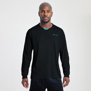 Polera Deportiva Lisa Manga Larga Cuello V Hombre Pro Soccer