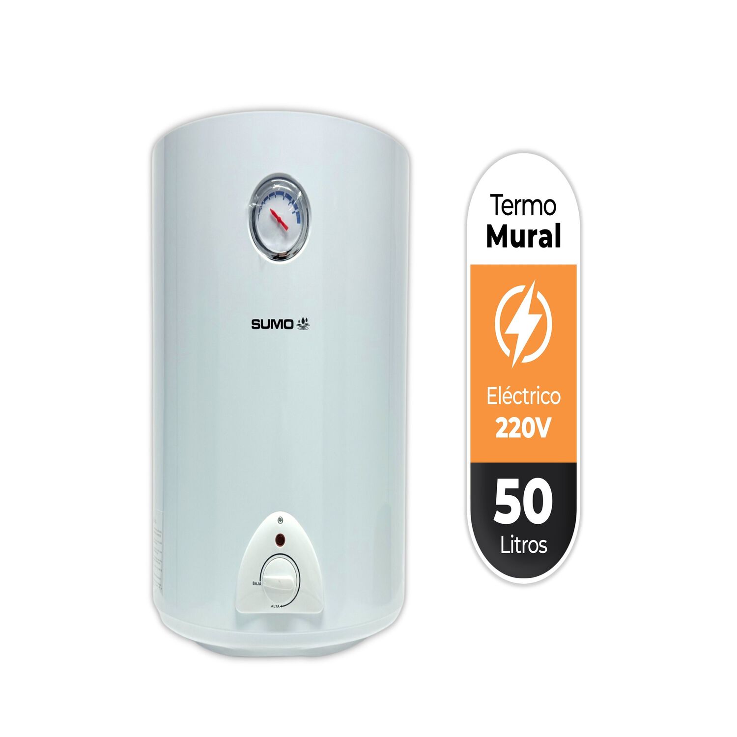 Termo El&eacute;ctrico 50 Litros 1500 W De Muro image number 2.0