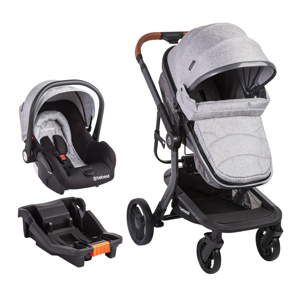Coche Travel System Taurus Gris image number 1.0