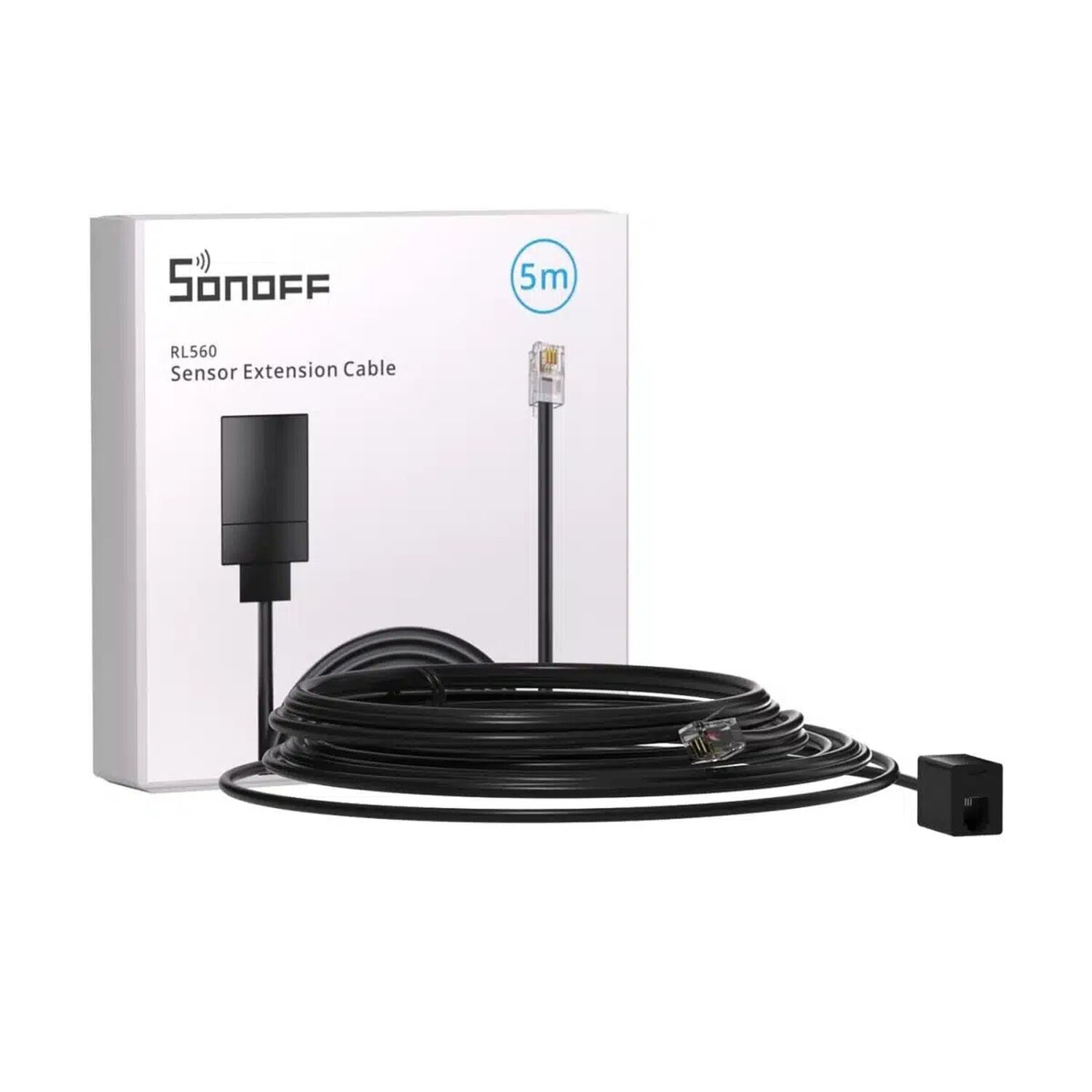 Cable De Extensi&oacute;n Rl560 Para Sensores Sonoff Rj9 4p4c image number 0.0