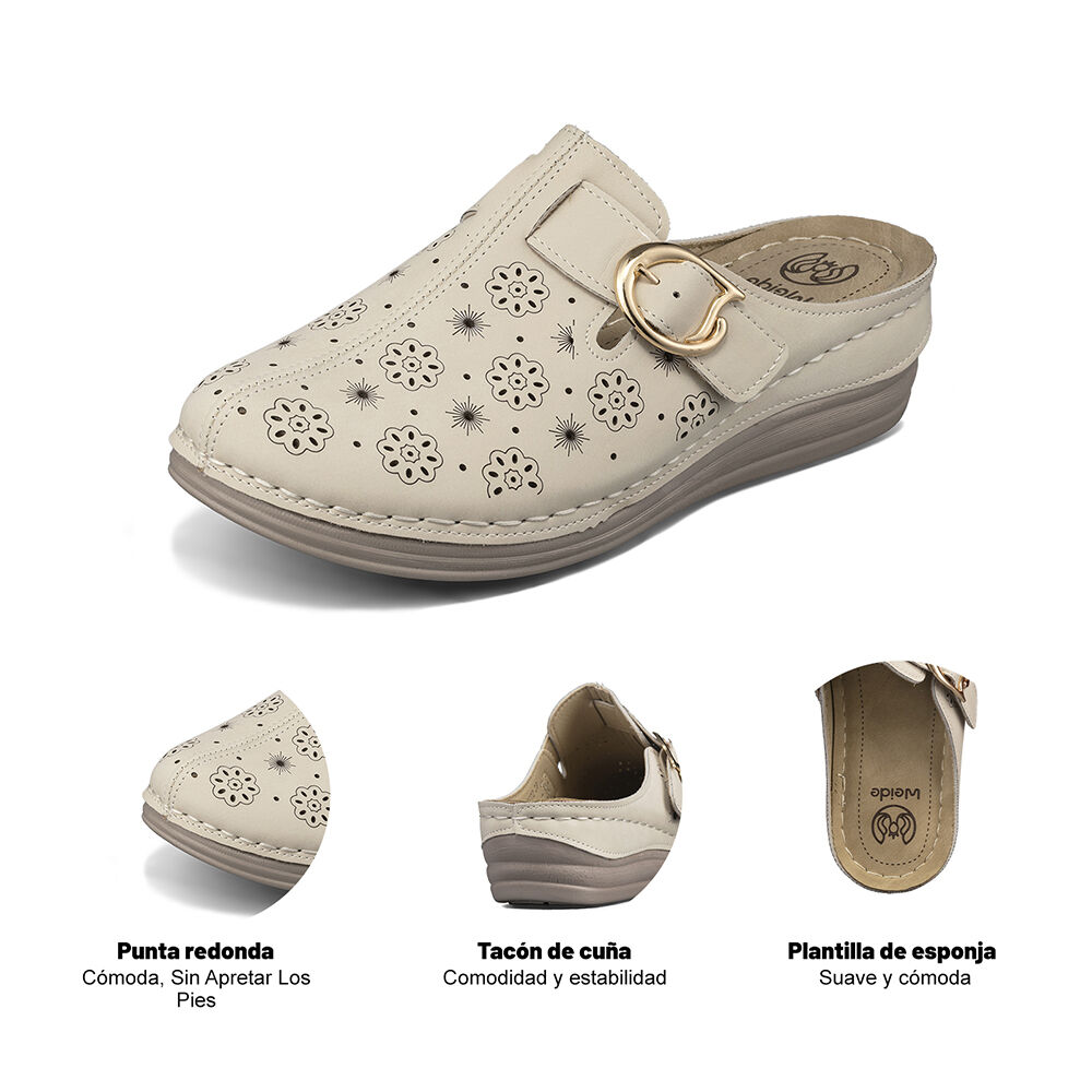 Sandalias Casual Mujer Plataforma Cuña Weide Js72 image number 5.0