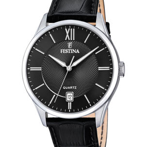 Reloj F20426/3 Festina Negro Hombre Acero Clásico