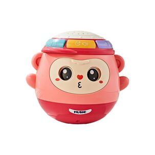 Juguete Tambor Musical Didactico Para Bebes Rosado Infantil