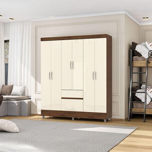 Cl&oacute;set Vekkahome Ideal / 6 Puertas / 2 Cajones