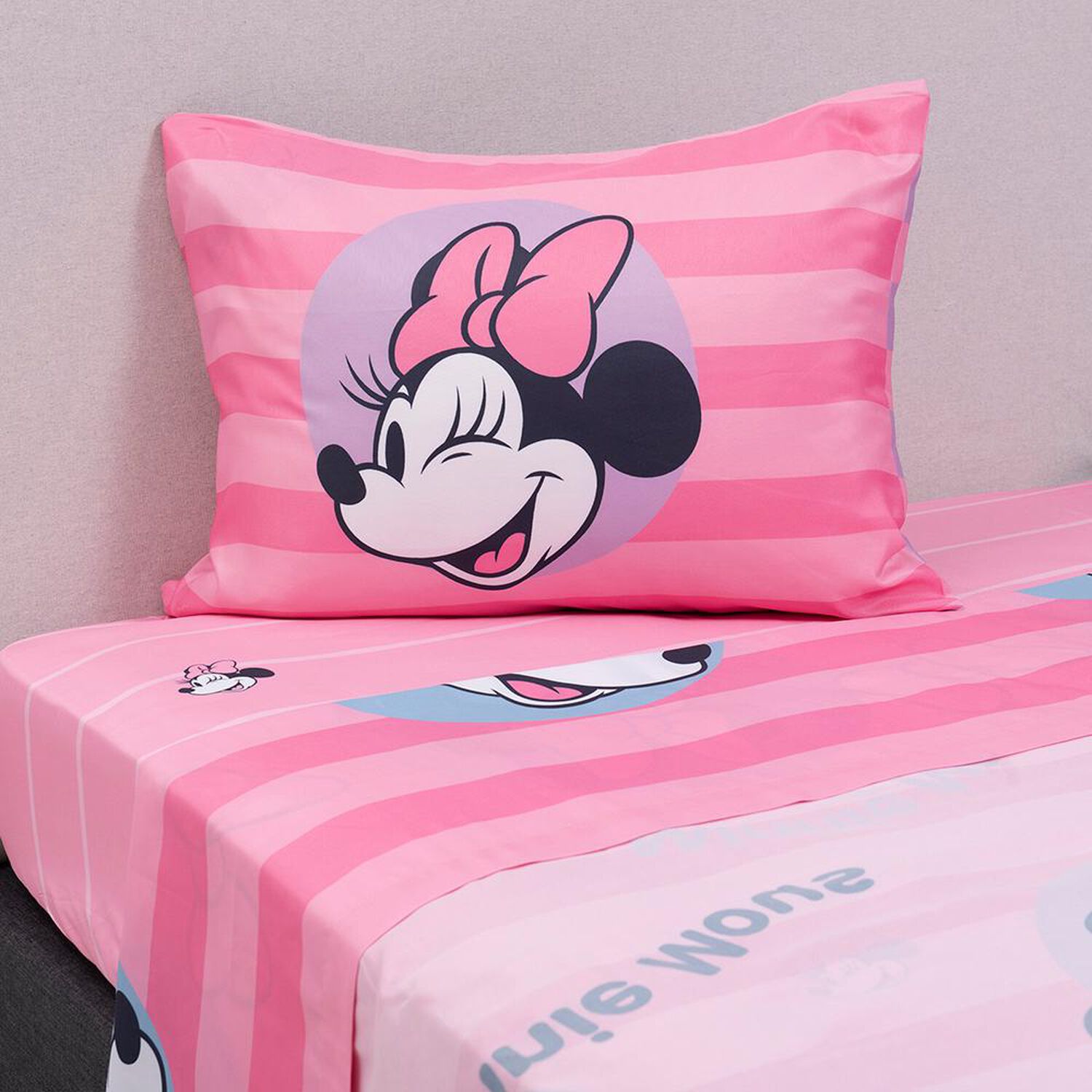 Juego De S&aacute;banas Disney Minnie Dots / 1.5 Plazas image number 0.0