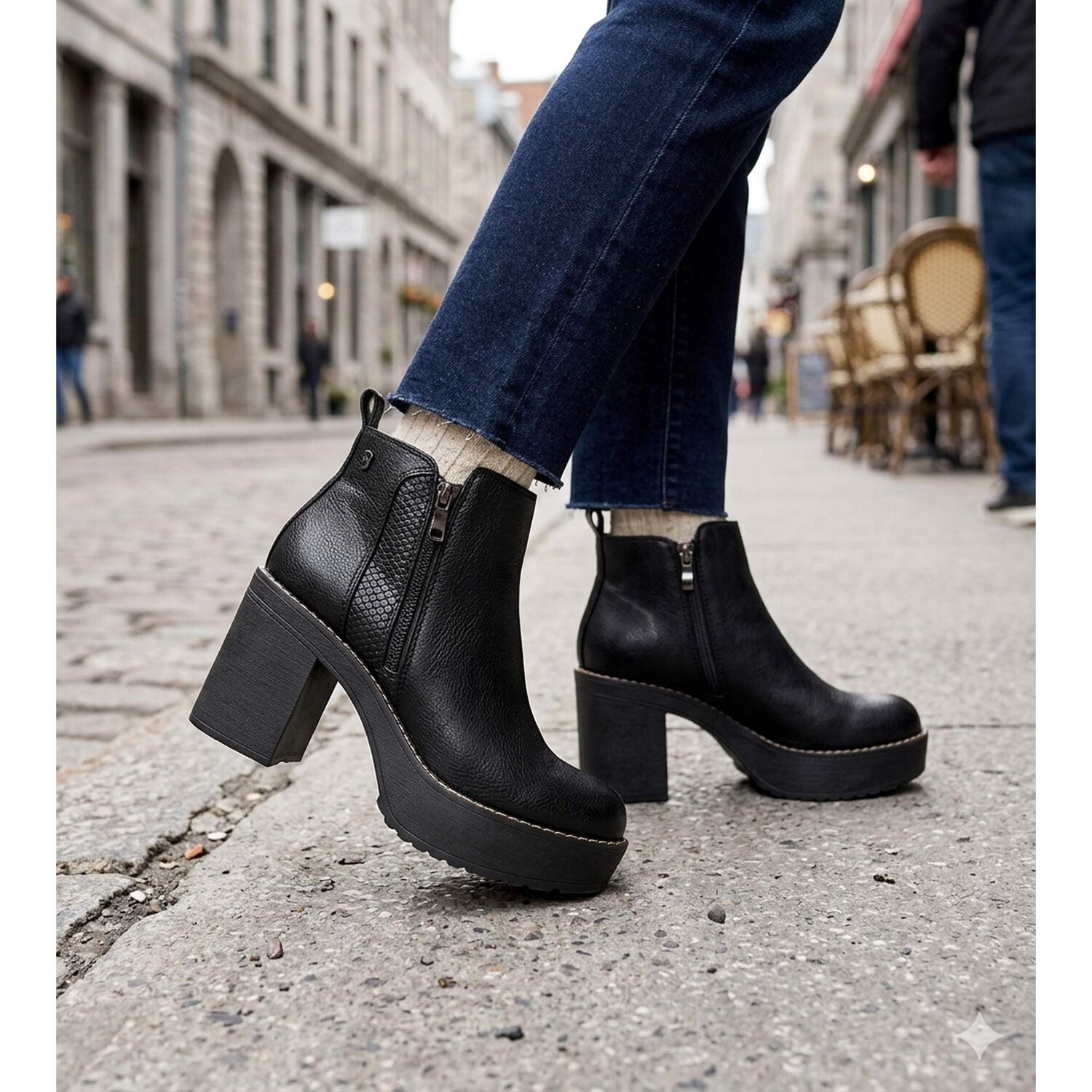 Botin Maya Negro Alquimia image number 4.0