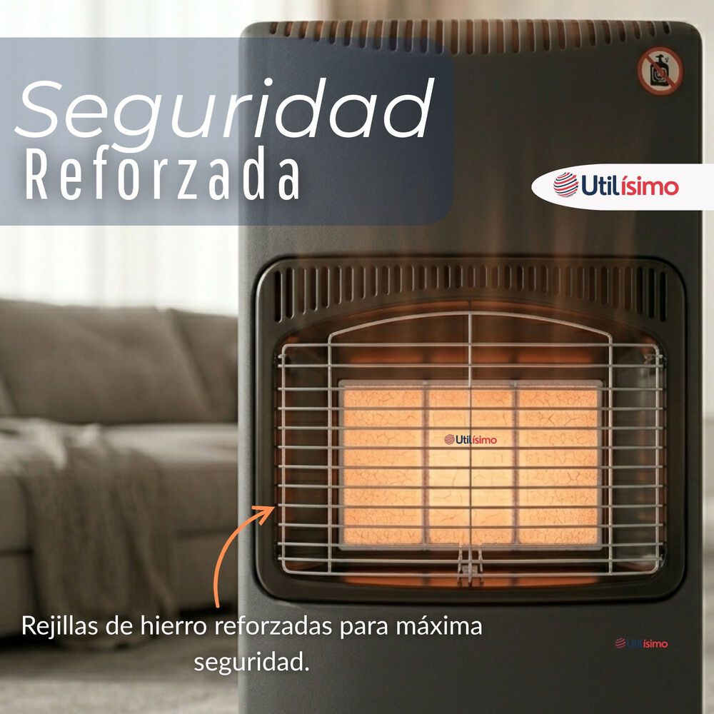 Calefactor A Gas Licuado 5kg A 15kg Plegable Interior Exterior Con Accesorios image number 8.0