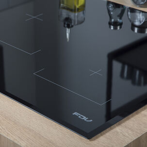 Encimera Inducción Fdv Deluxe 5 Focos Black