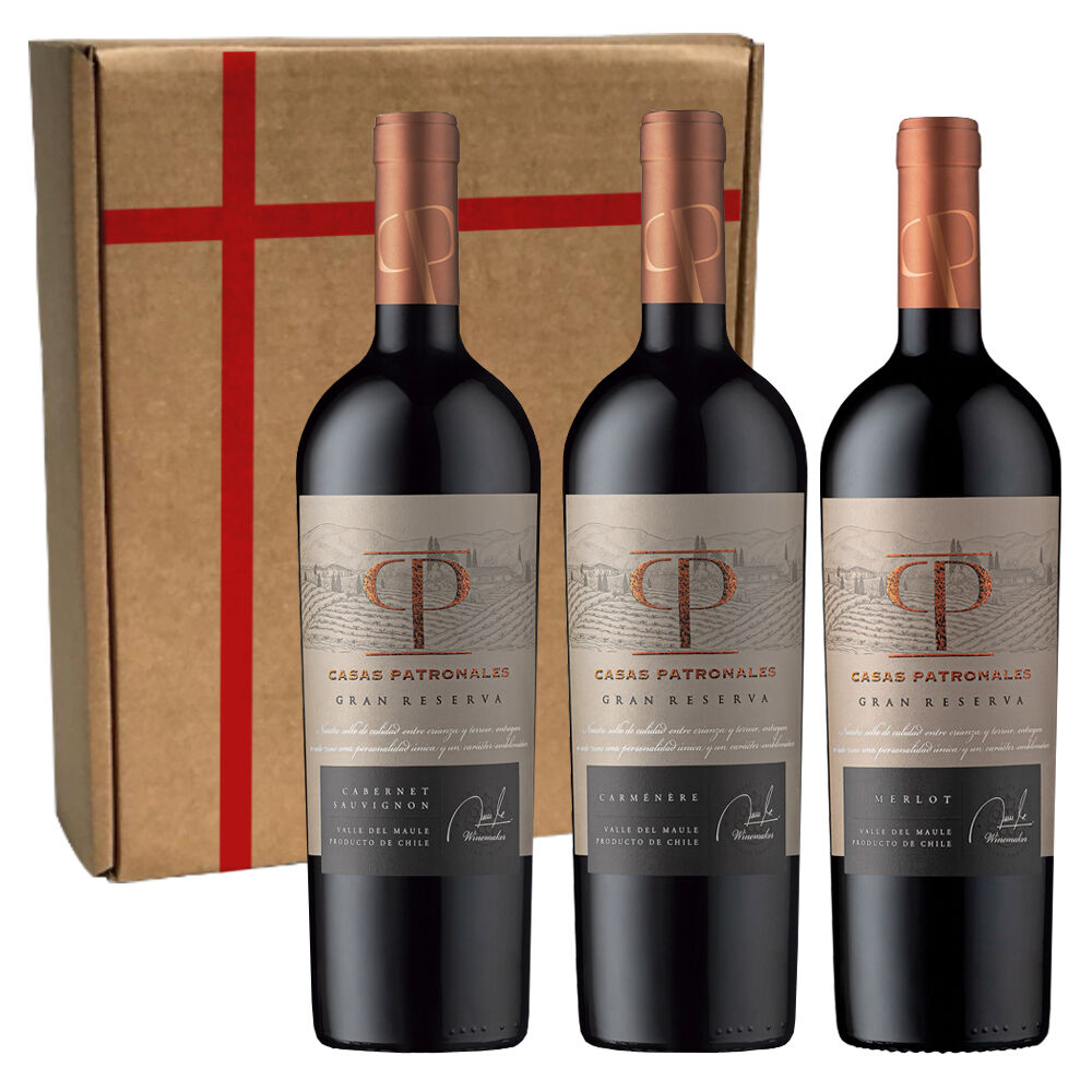 Mix 3 Vinos Casas Patronales Gran Reserva Collection image number 0.0