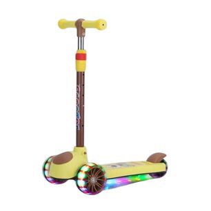 Scooter Monopat&iacute;n Ni&ntilde;os Amarillo Caf&eacute;