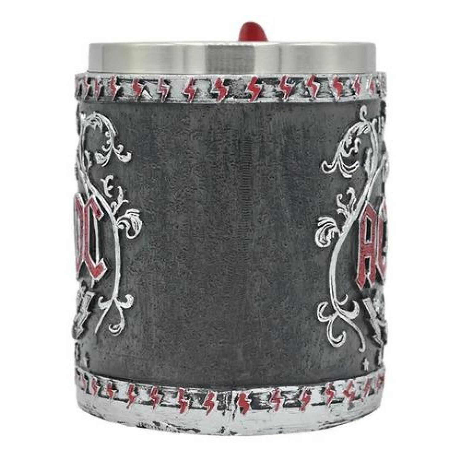 Taz&oacute;n Taza 3d Resina Rock Grupo Ac / Dc Back In Black image number 1.0