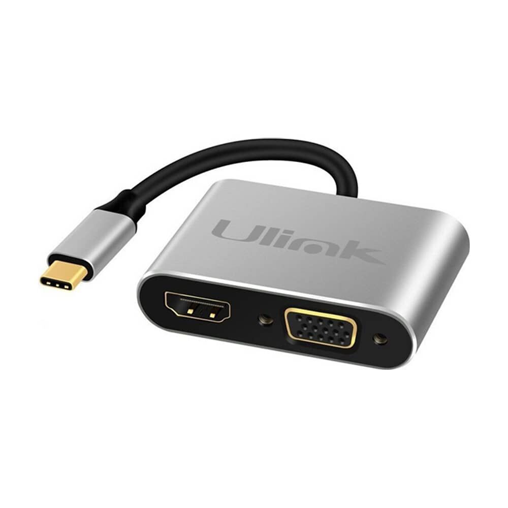 Hub Adaptador 4 En 1 Type-c A Hdmi 4k + Vga + Usb 3.0+ Usb C image number 4.0