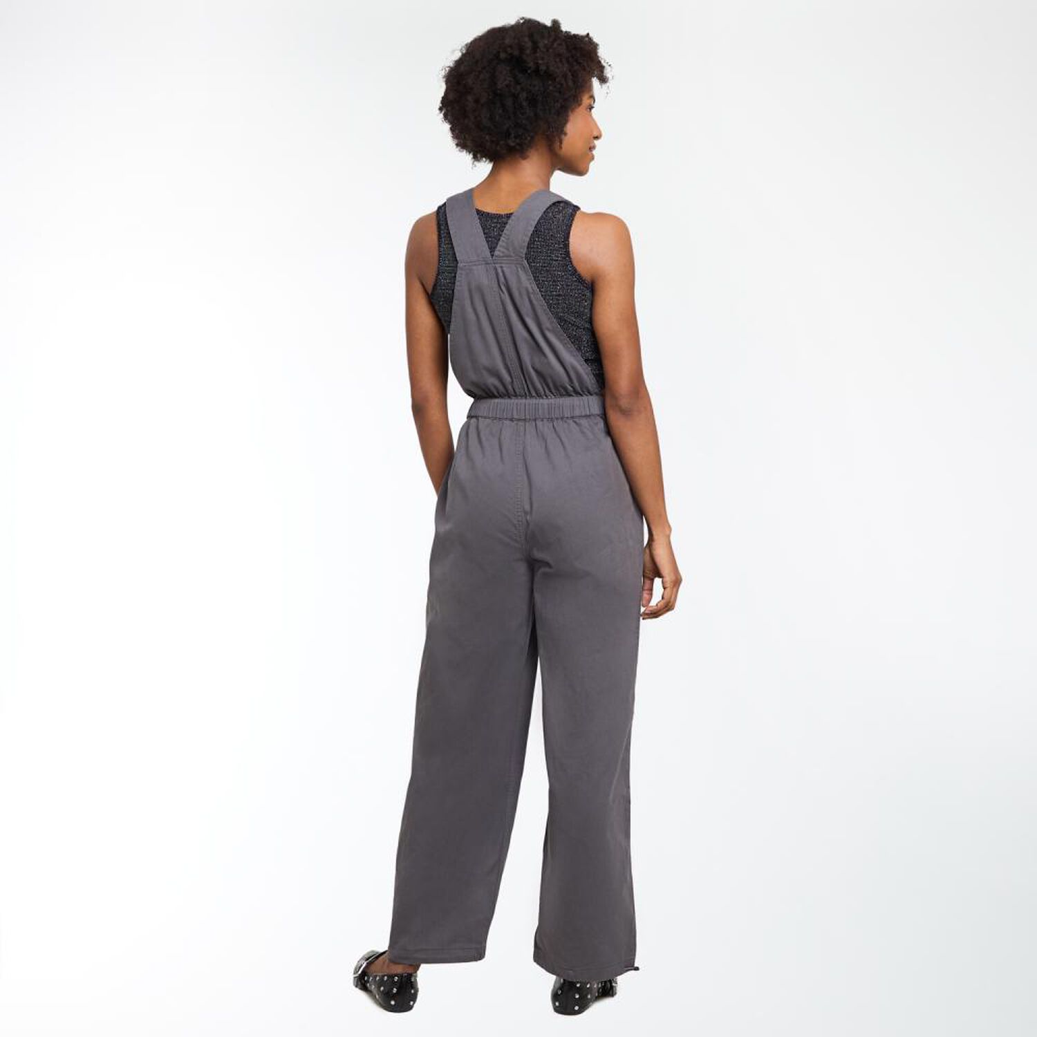 Jardinera Cargo Denim Tiro Medio Regular Mujer Rolly Go image number 3.0