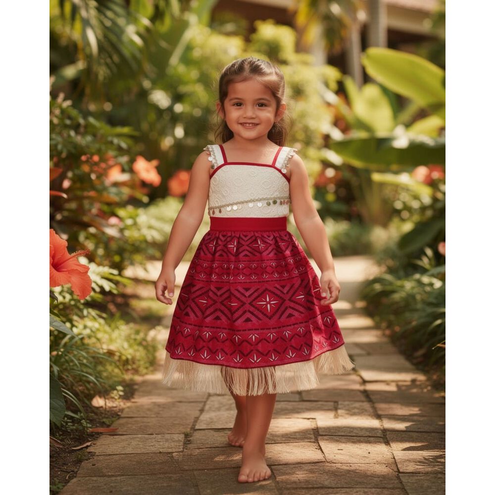 Disfraz Moana Cosplay Para Ni&ntilde;as Halloween image number 4.0