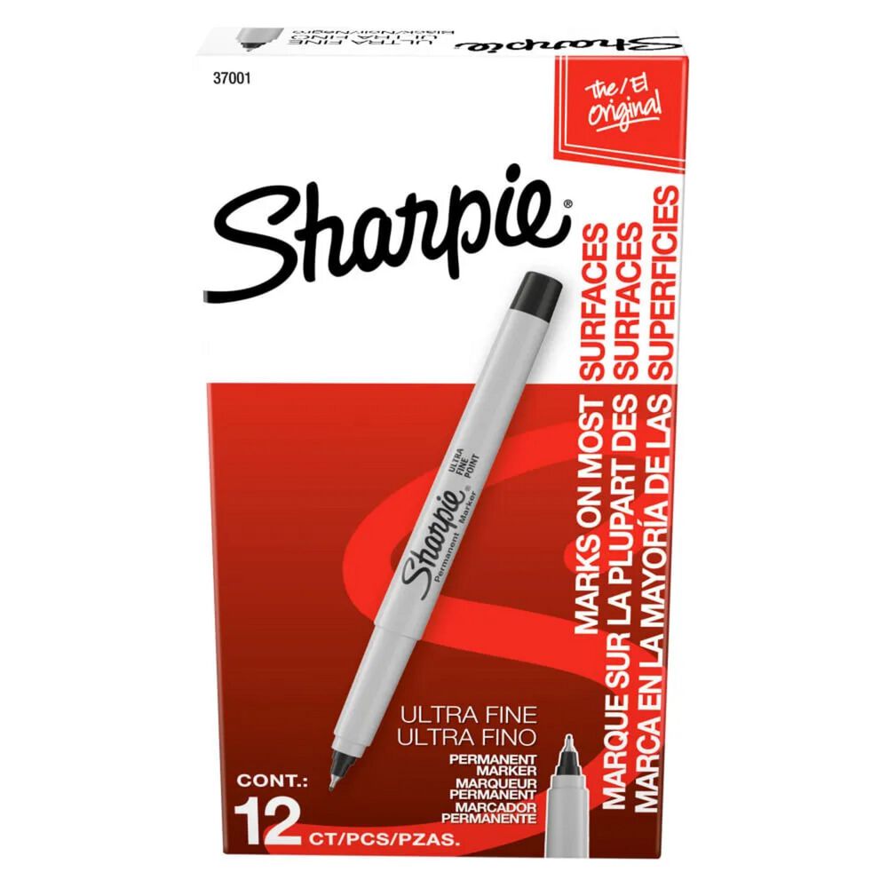 Marcador Permanente Sharpie Punta Ultrafina Negro Individual image number 3.0