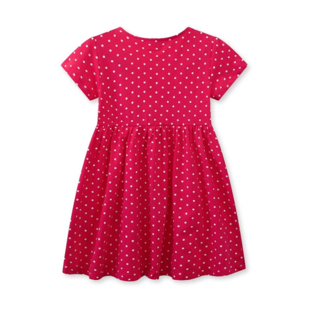 Vestido Manga Corta Ni&ntilde;a Estampado Unicornio 2 A 7 A&ntilde;os image number 1.0