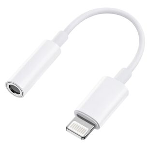 Adaptador De Aud&iacute;fonos Compatible Iphone Lightning A Jack 3.5mm