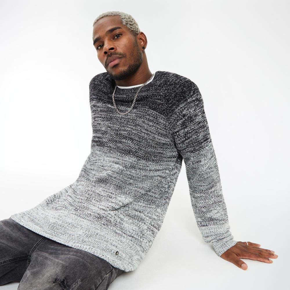 Sweater Slim Manga Larga Cuello Redondo Hombre Rolly Go image number 4.0