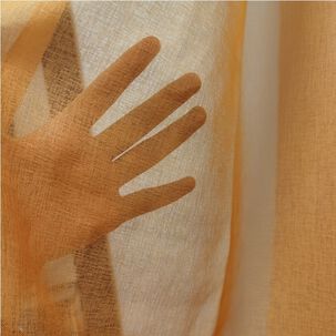 Pack De Visillos En Degrade Tela Tipo Velo Medida 140cm X 230cm Color Rosado