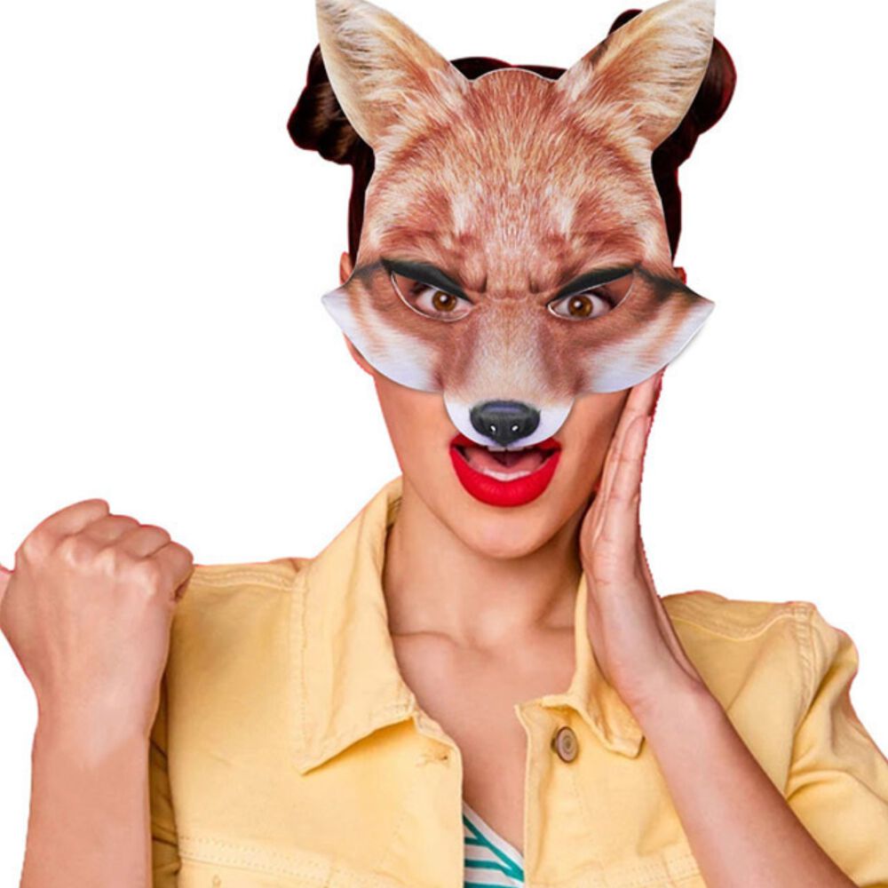 Máscara Zorro Realista Para Disfraz Cotillón Halloween image number 3.0