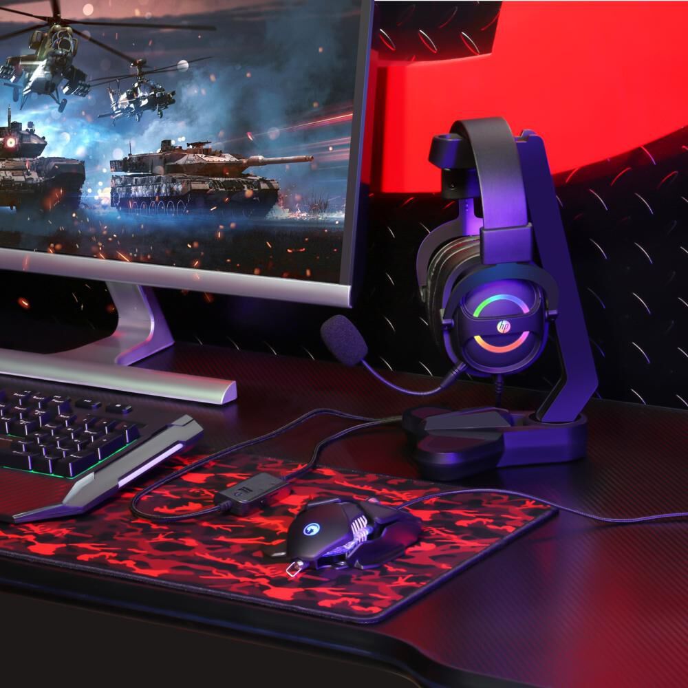Audífonos Gamer Usb Hp Dhe-8006 Audio 7.1 + Iluminación Rgb image number 5.0