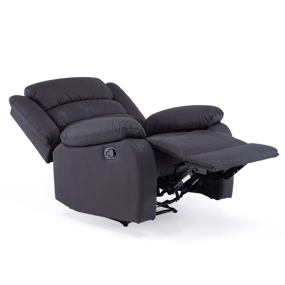 Berger 1 Cuerpo Reclinable Moderno Gris New Praga 8041rff image number 5.0