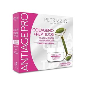 Set Crema Antiage Pro Colágeno Péptidos 50 Gr + Roller Facial