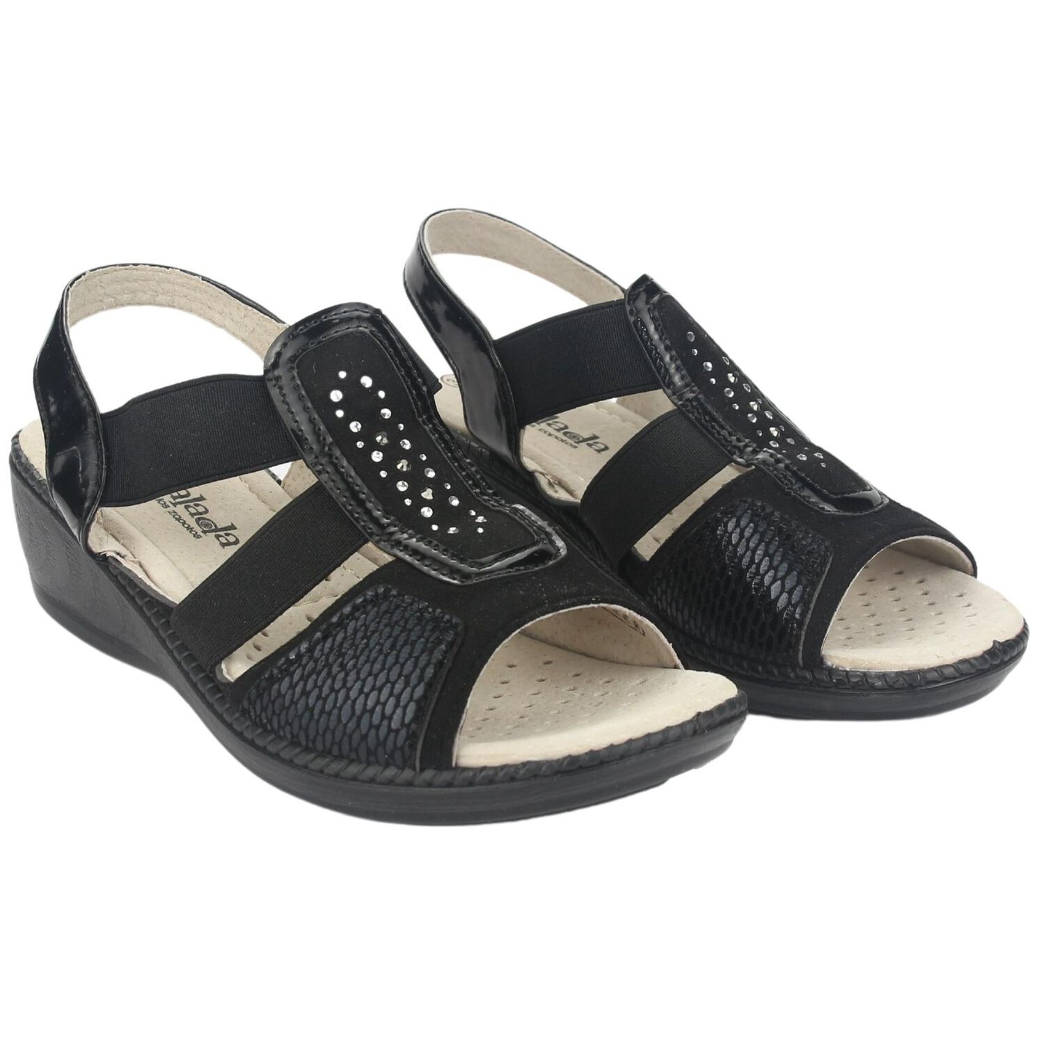 Sandalia Chalada Mujer Lupe-4 Negro Casual image number 3.0
