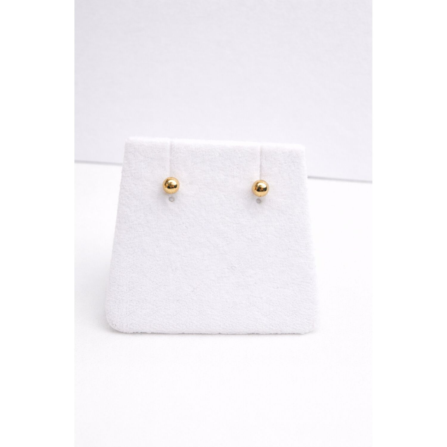 Aros Abridores Bolita 3mm N1 Oro 14k Beb&eacute; Ni&ntilde;a Hipoalerg&eacute;nic Dorado image number 3.0