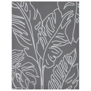 Cuadro Hoja Gris 40x50