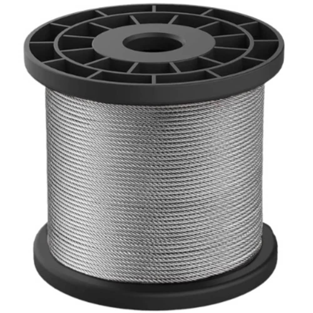 Piola Cable De Acero Galvanizado 3 Mm Rollo 100 Metros image number 0.0