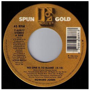 Howard Jones - No One Is To Blame | 7" Single Vinilo Usado