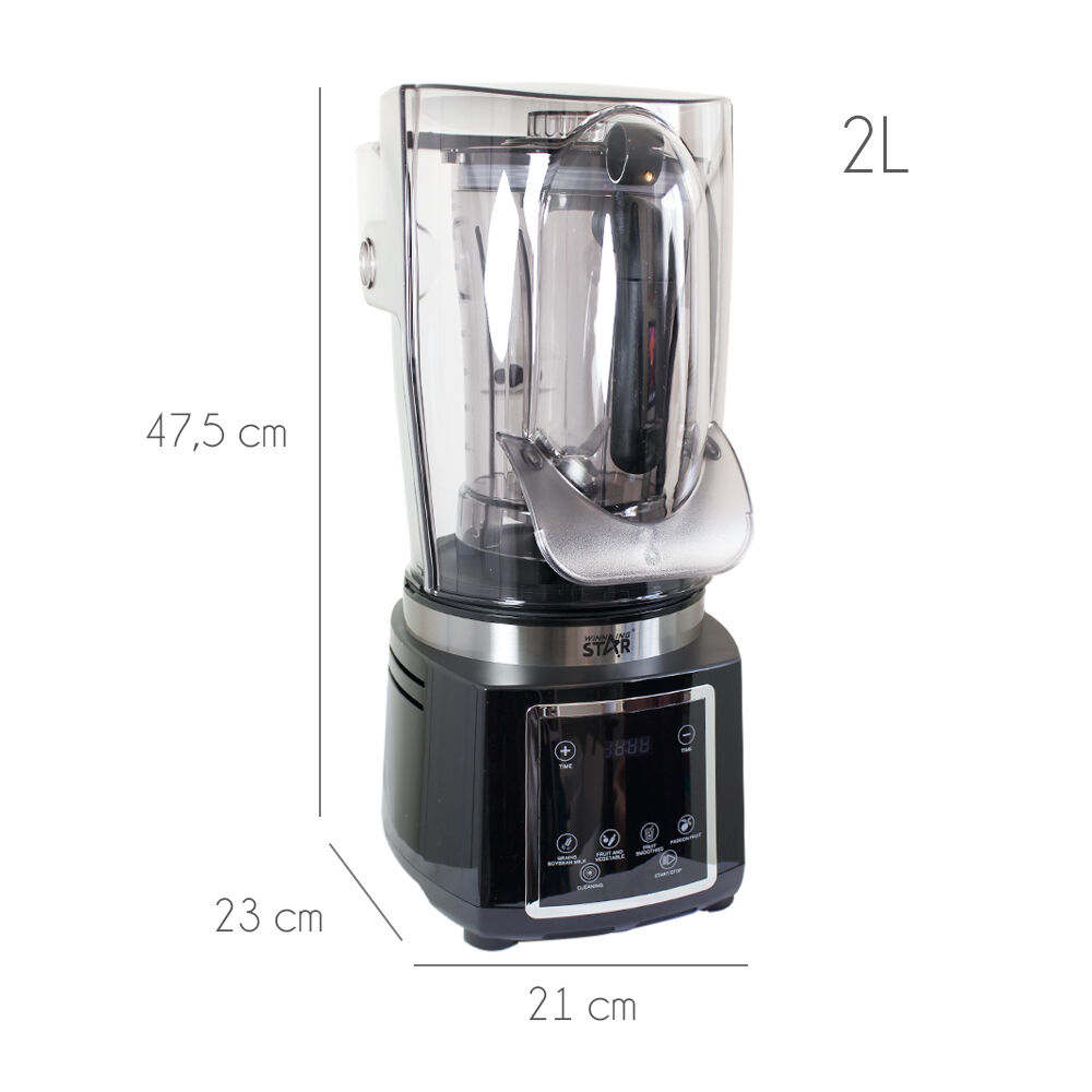 Licuadora Industrial Silenciosa 800 Watts 2l Alta Velocidad image number 1.0