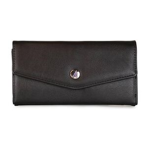 Billetera De Mujer Ania Negra Nautica