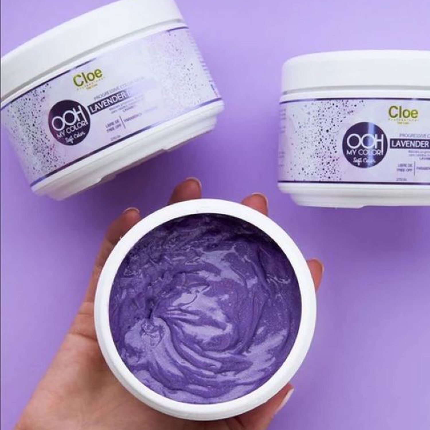 M&aacute;scara Ooh My Color Lavender Dreams Cloe 270gr image number 2.0
