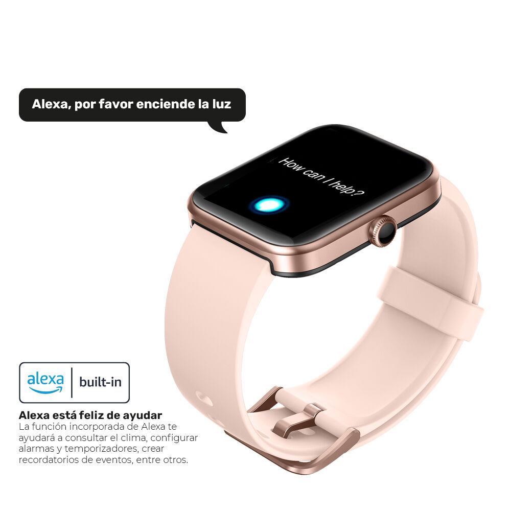 Reloj Smartwatch Lhotse Live 206 42mm Pink image number 4.0