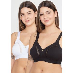 Pack 2x Sosten Algod&oacute;n P250.510-bla Kayser