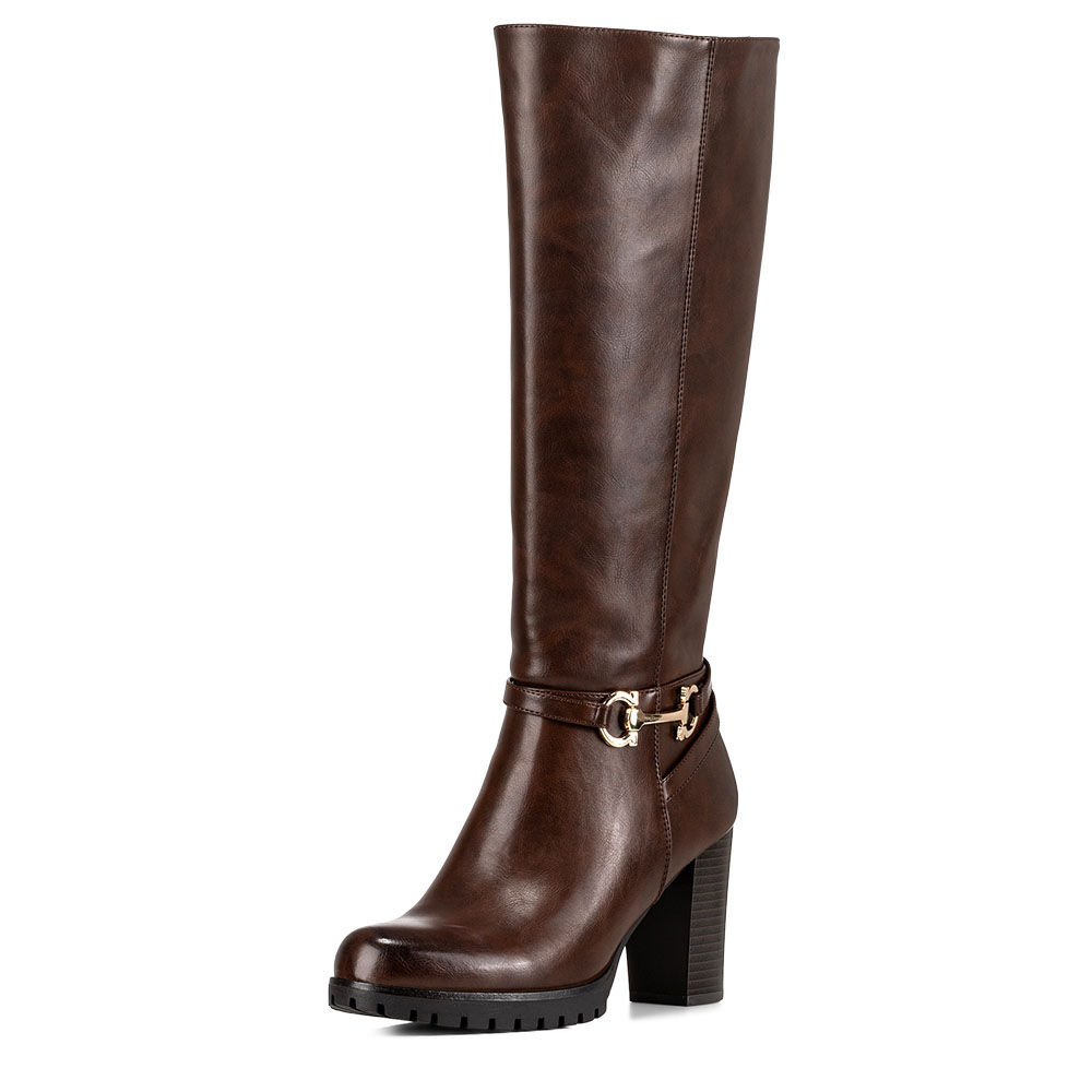 Bota Marron Casual Mujer Weide Qbm01 image number 3.0