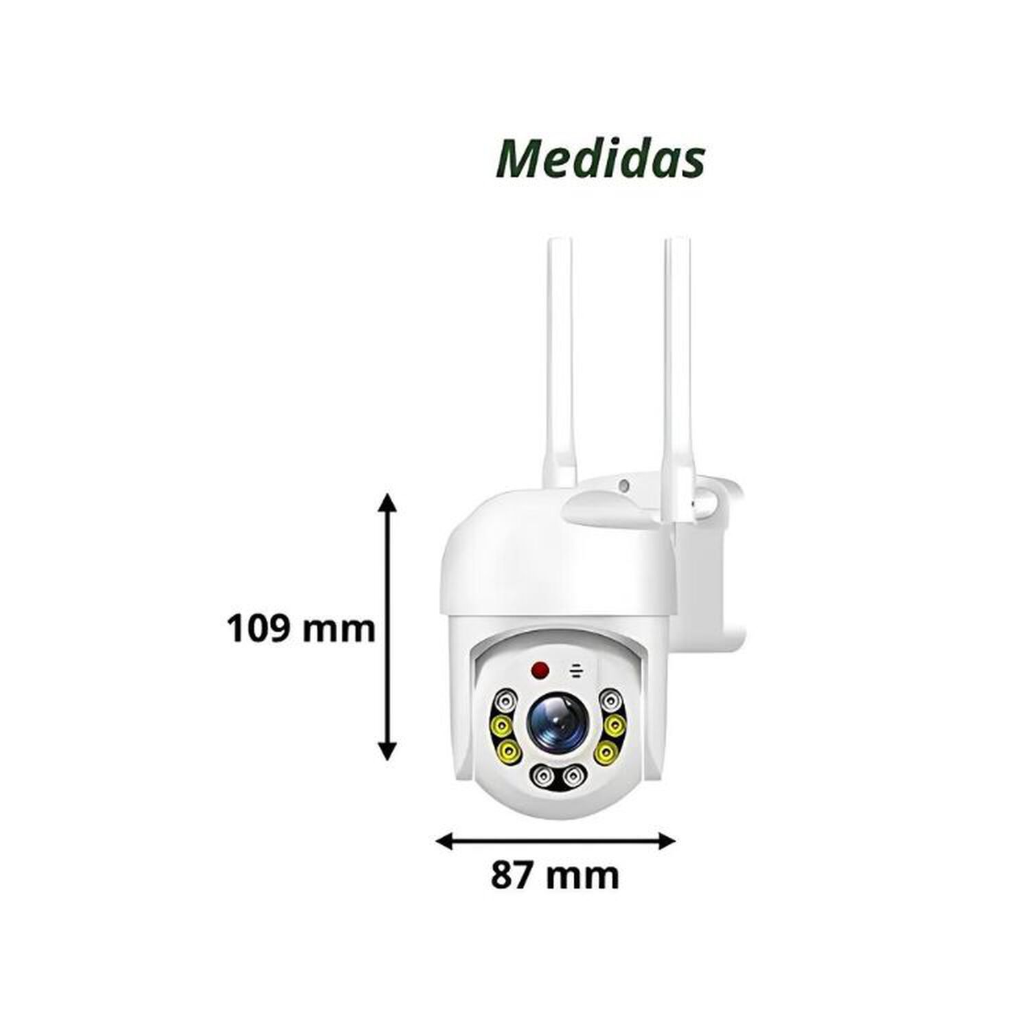 Camara Ptz Seguridad Smart Hd Wi-fi 360 Exterior Interior image number 1.0