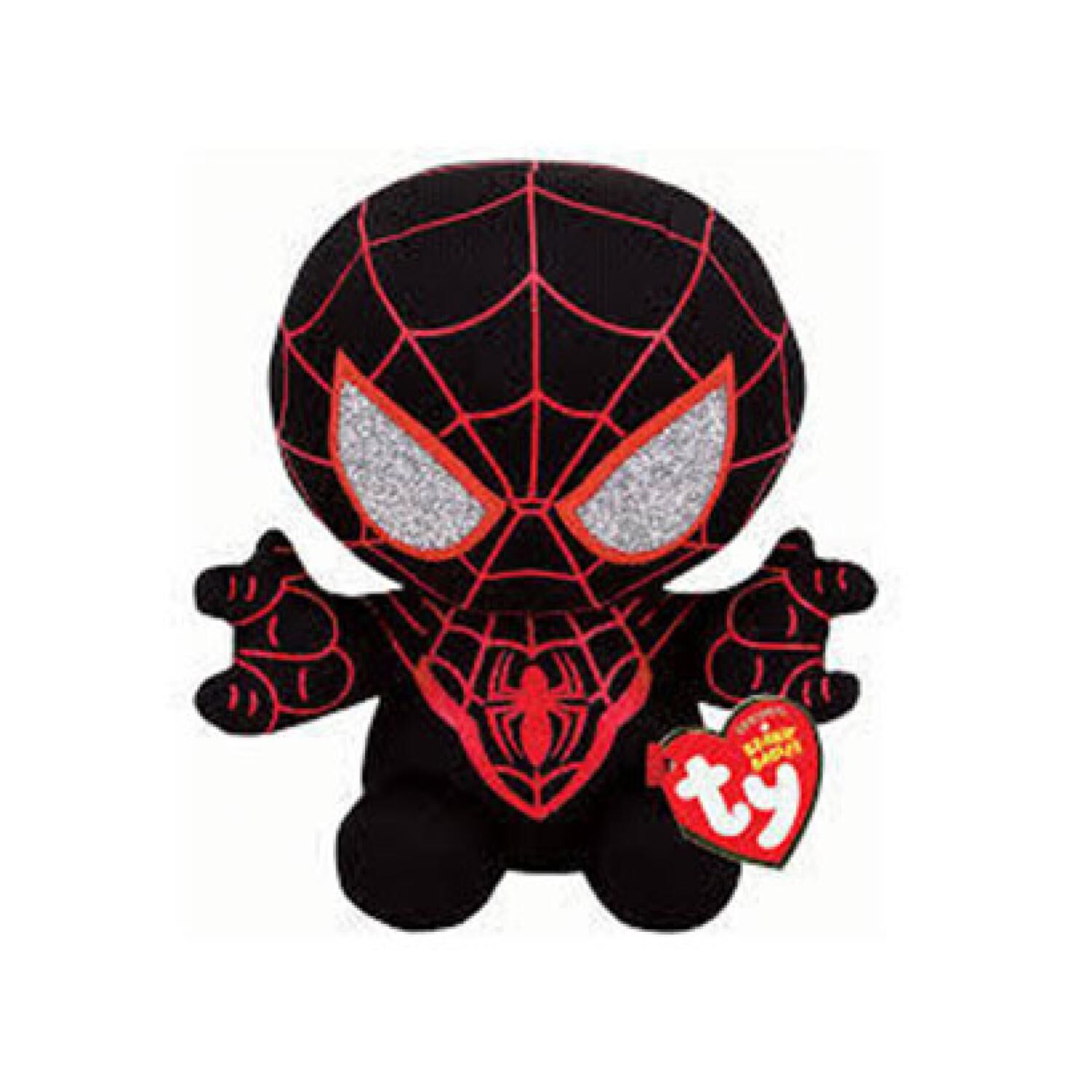 Juguete Peluche Spiderman Miles Morales 30cm Negro Infantil image number 0.0