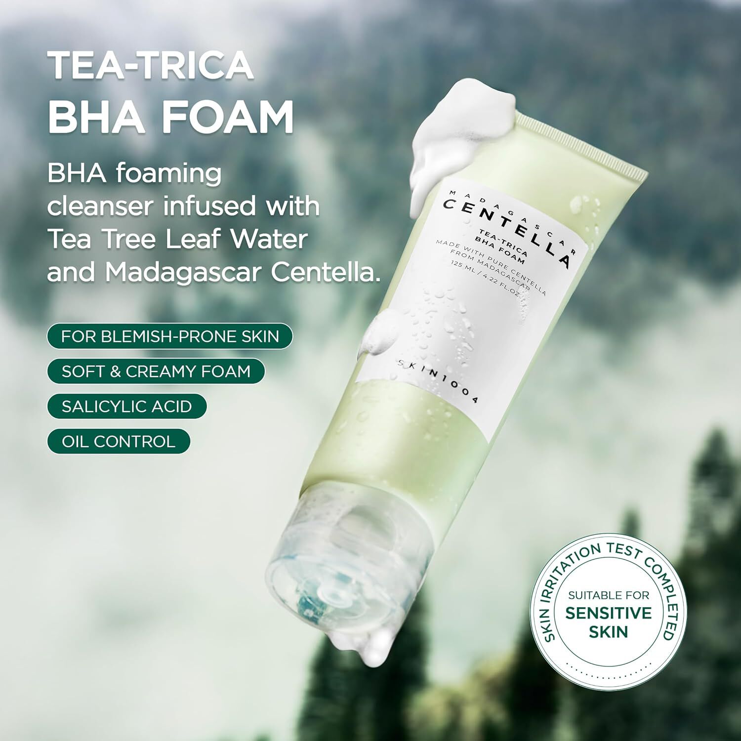 Madagascar Centella Tea-trica Bha Foam (skin1004) - 125ml Espuma Limpiadora Pieles Grasas Y Con Acn&eacute; image number 7.0