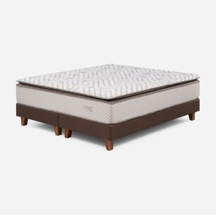Cama Europea Rosen Nest / 2 Plazas / Base Dividida + Set De Maderas