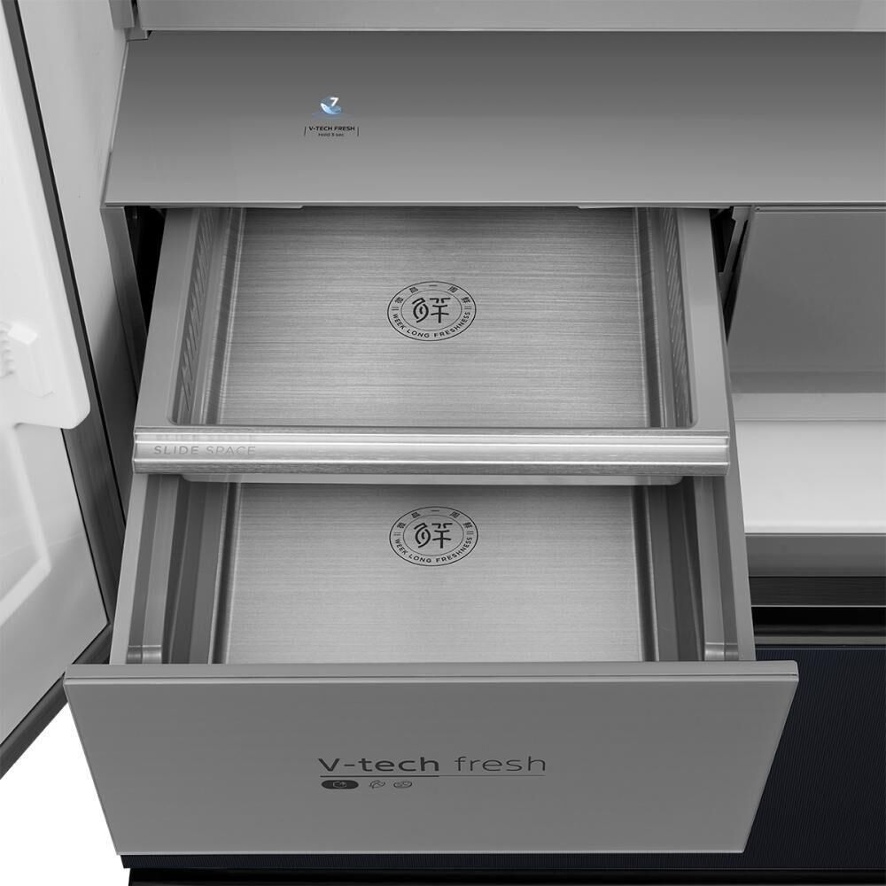 Refrigerador PERFECT FIT French Door Midea MDRFD705BIE70 / No Frost / 526 Litros / D image number 8.0