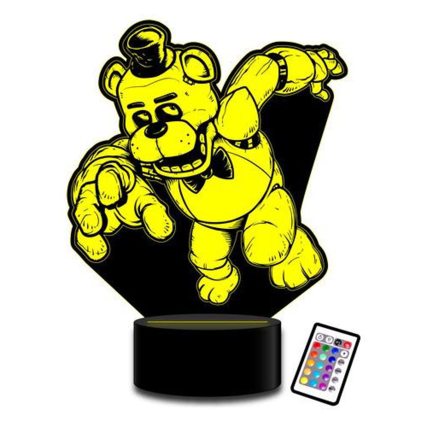 L&aacute;mpara 3d Control Remoto Five Nights At Freddy's Estoykuku image number 0.0