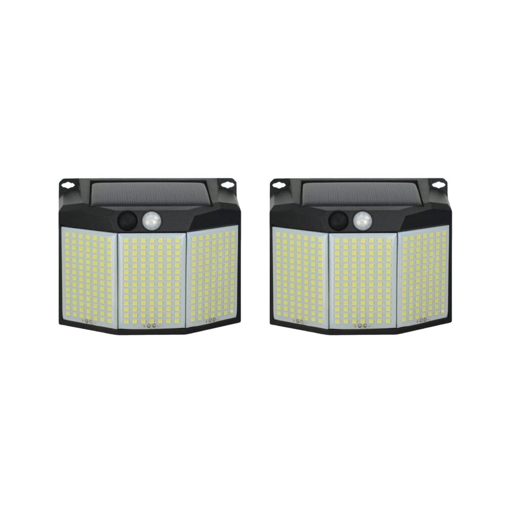 2 Aplique 294 Led Solar Contra Agua image number 0.0