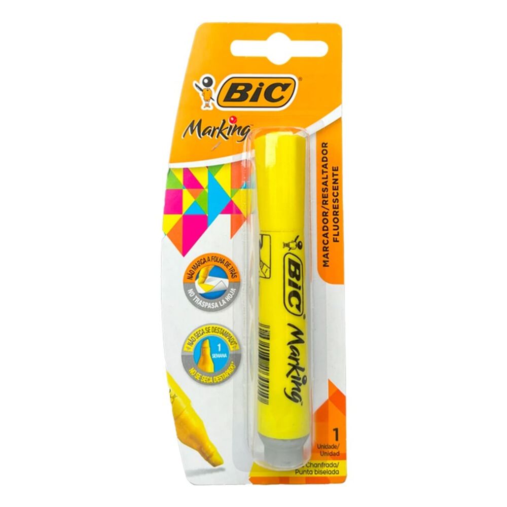 Pack X 4 Destacador Brite Liner / Amarillo Bic image number 2.0