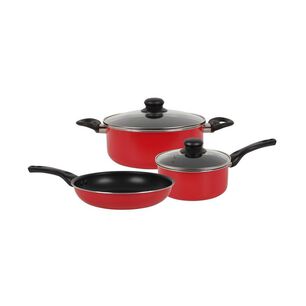 Bater&iacute;a De Cocina Casaideal Rojo / 5 Piezas