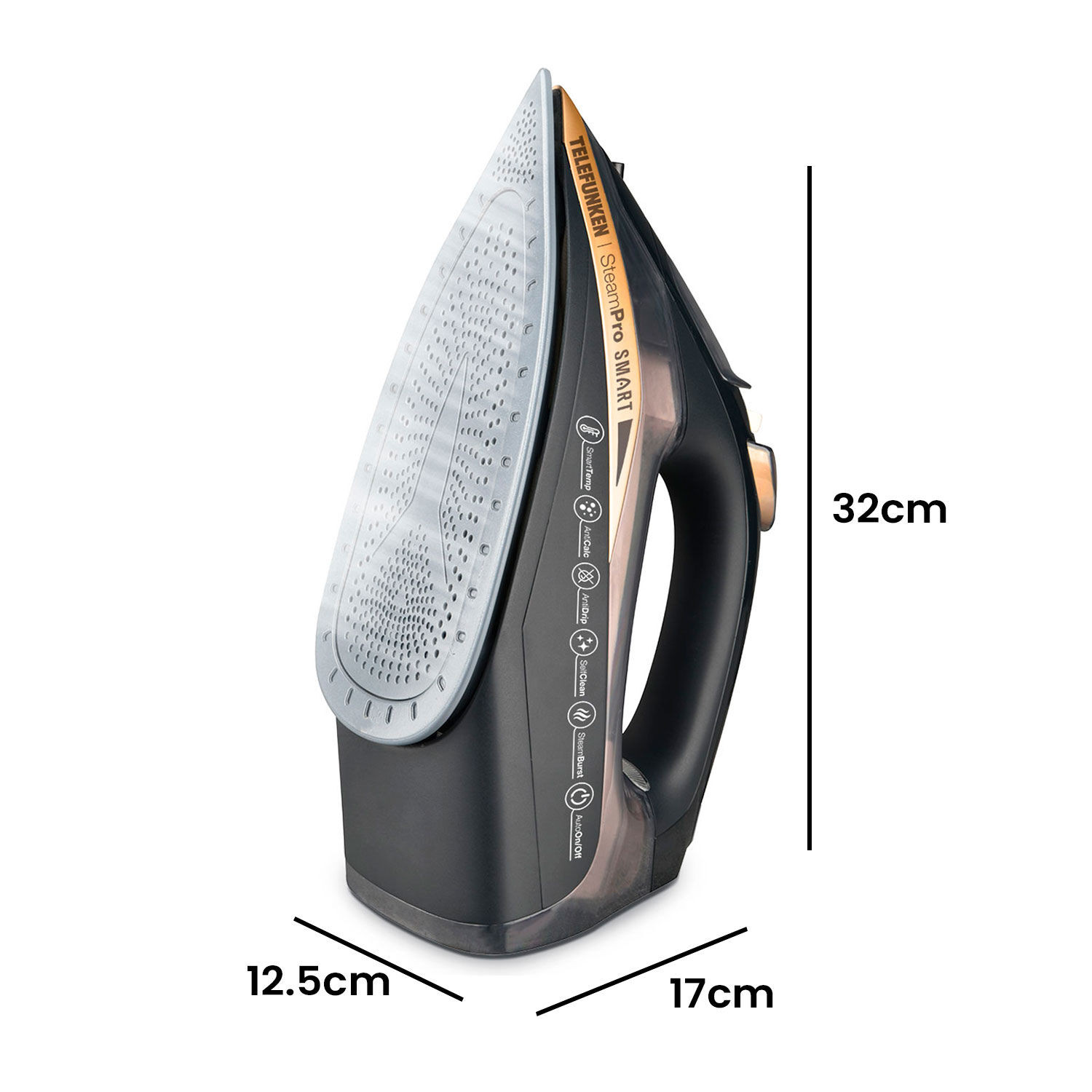 Plancha A Vapor Telefunken Steampro Smart Negro image number 2.0